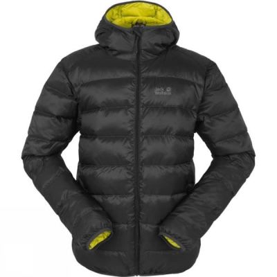 Plumas Jack Wolfskin Nordfjord Hombre - Negras - Chile IJE098274